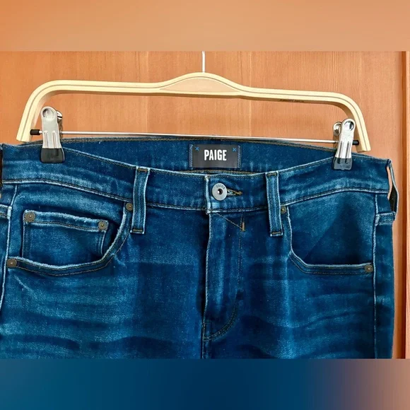PAIGE Transcend Federal Unisex Stretch Slim Leg Denim in Hartweg
